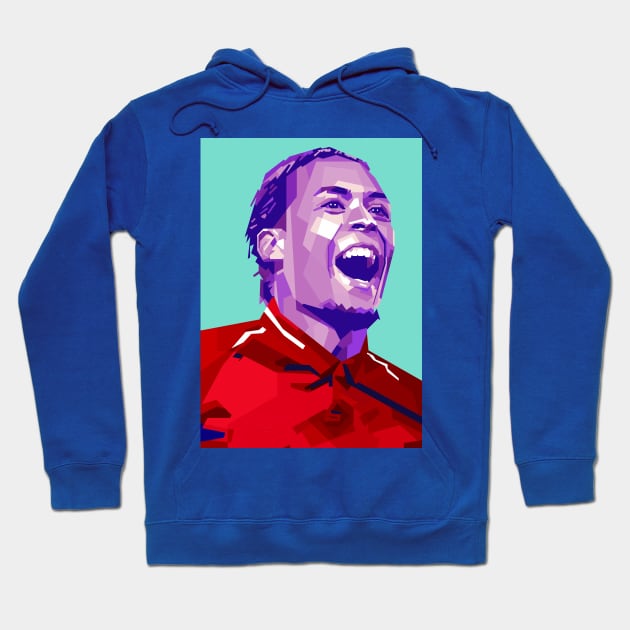 Virgil Van Dijk Hoodie by mrcatguys